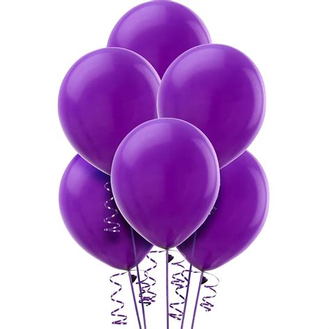 balloons purple